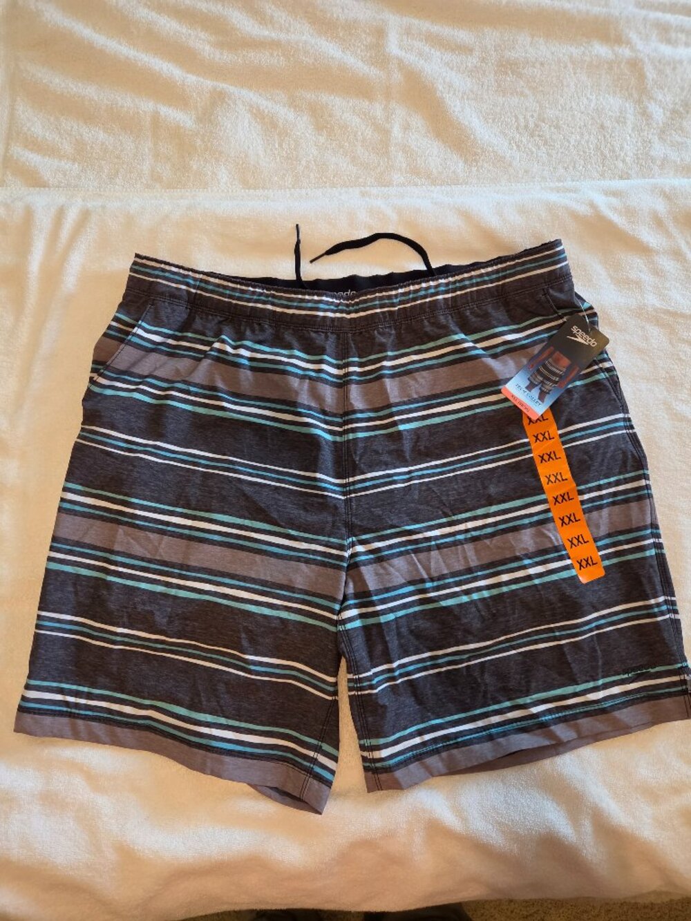Speedo Swim Trunks Men’s XLL Beach Tech Volley Board Shorts Lined UPF 50+